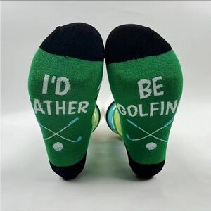 I’d Rather Be Golfing Unisex Socks, NEW